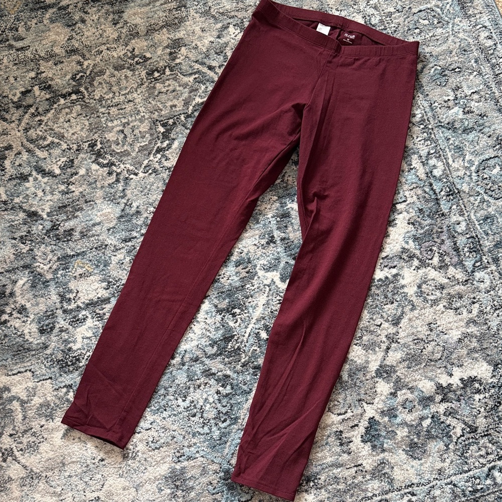 a.n.a Deep Red Leggings